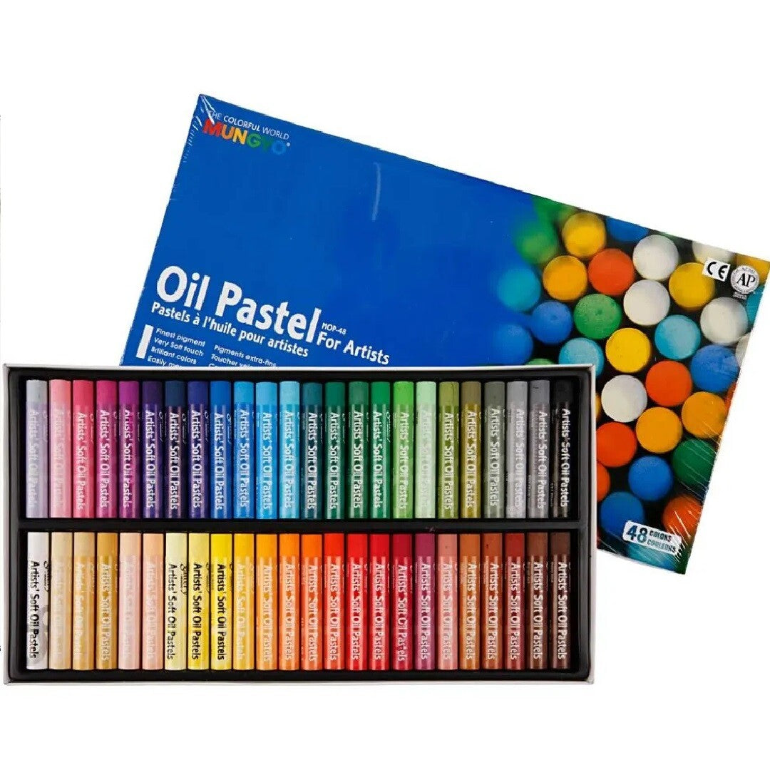 Mungyo oliepastel diverse kleuren - 48st