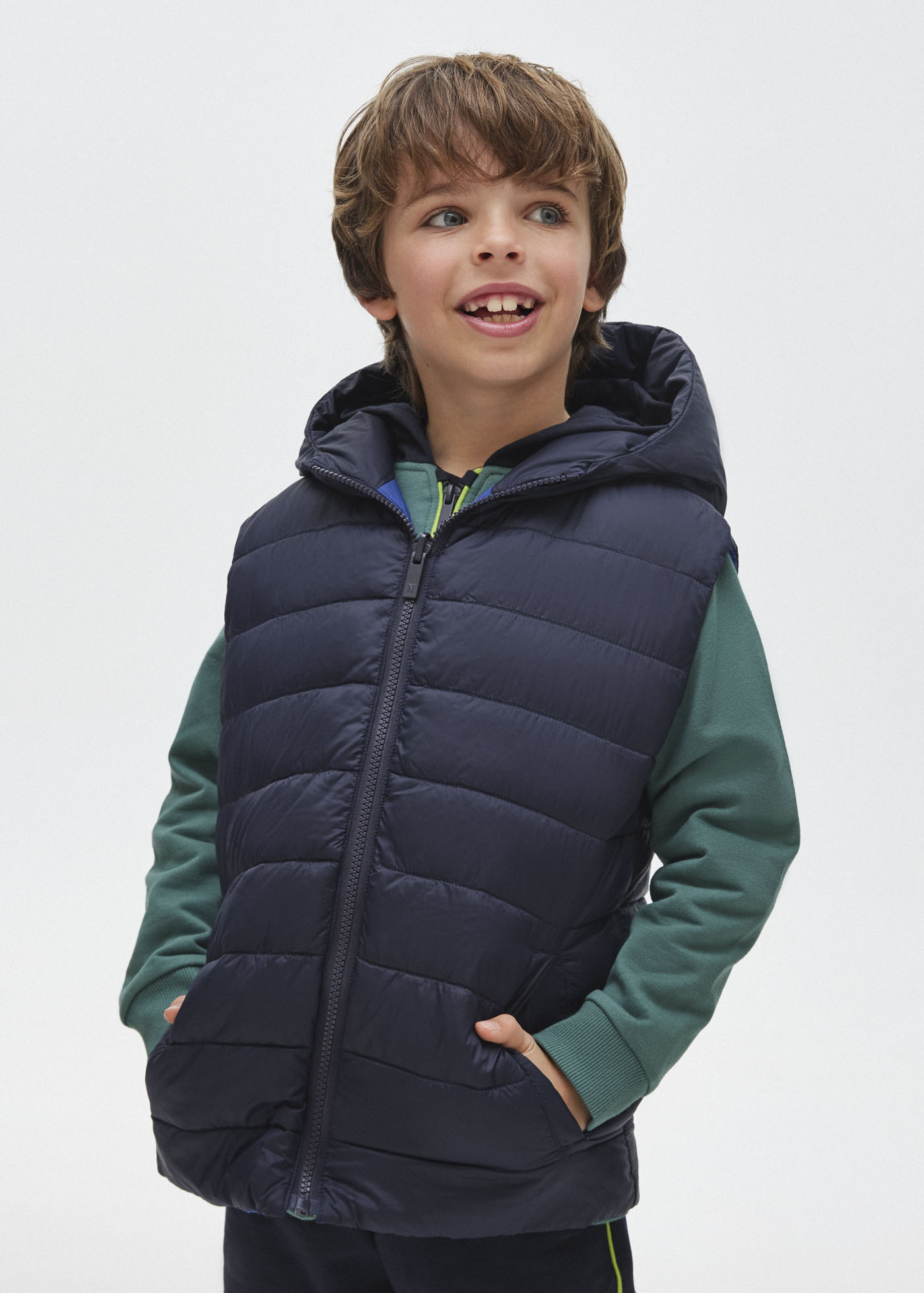Colete reversível para menino