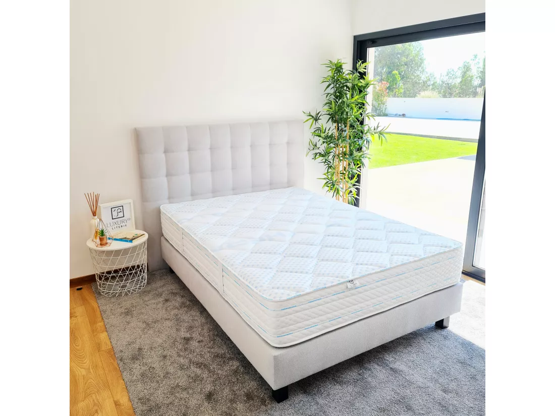 Matelas 140x190 cm, Thermotec, 24cm, mémoire de forme, ferme