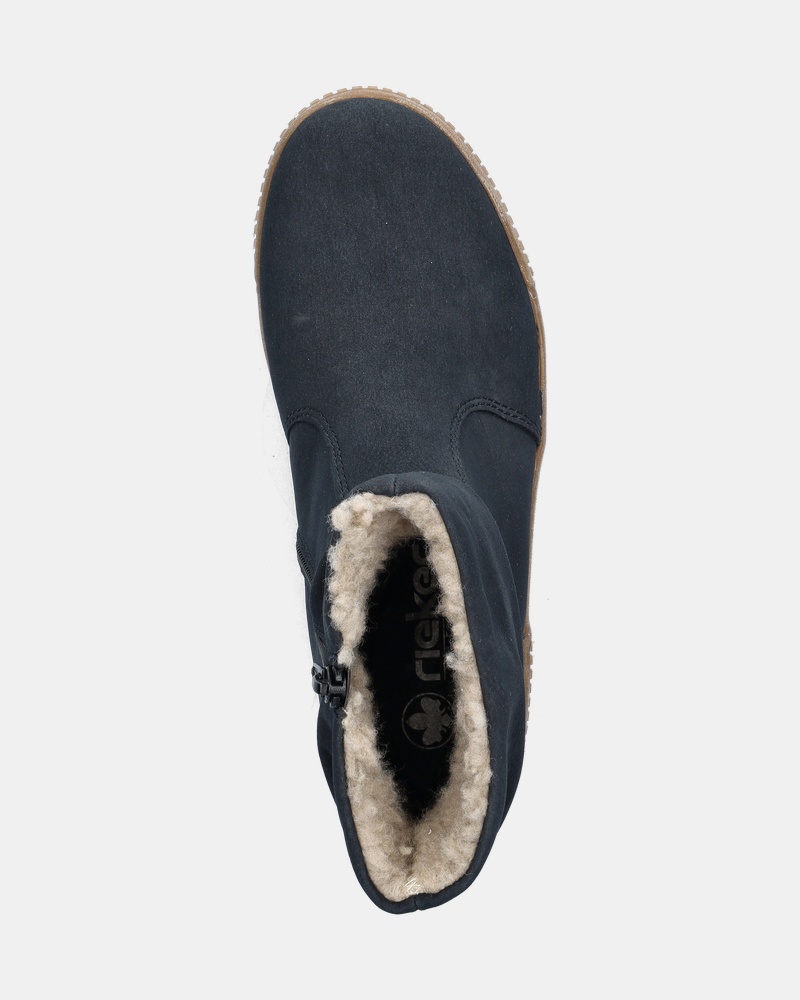 Rieker Gevoerde boots  - blauw