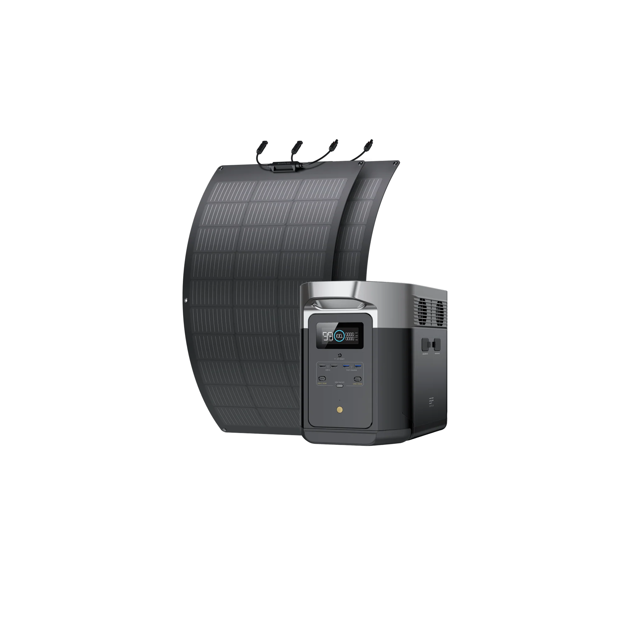 EcoFlow DELTA Max Solargenerator (Flexibler PV100W)
