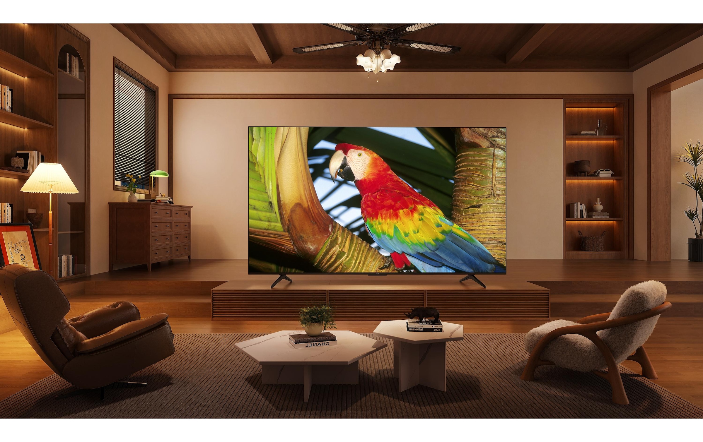 TCL QLED-Fernseher »65C655« 164,45 cm/65 ″
