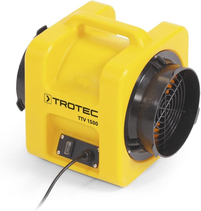 TROTEC TTV 1500 Axialventilator Förderventilator 1.050 m³/h Ventilation Lüftung Lüfter Profi-Ventilator Handwerk Industrie