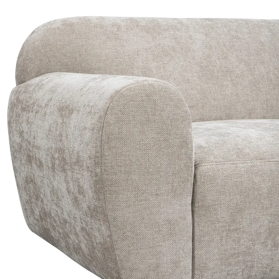 Bank Bibi 3-zits - stof Glory - beige