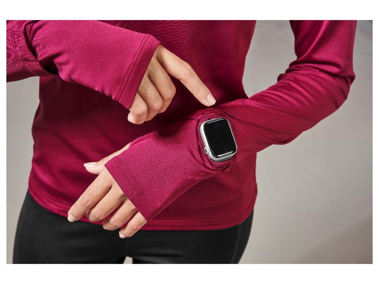 Dames sportshirt met smartwatchopening