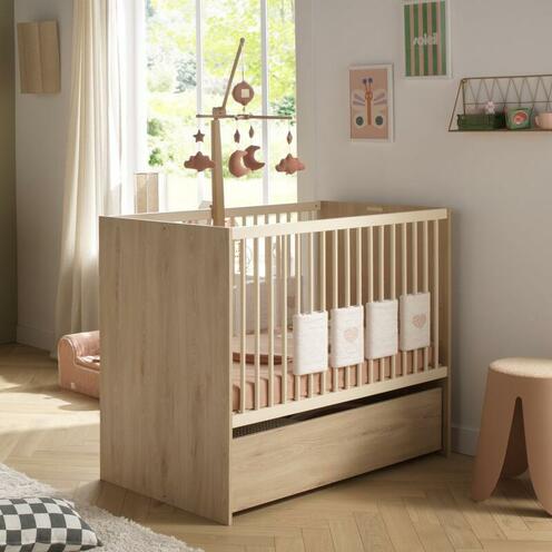 Lit bébé transformable 120x60 ADELE - SAUTHON