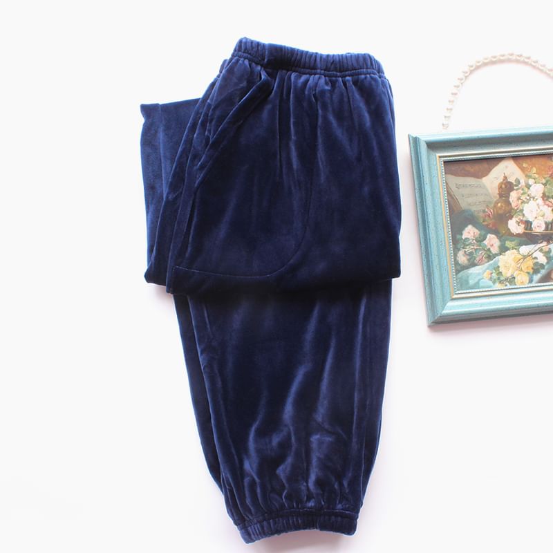 Dogini - Bijpassende fleece pyjamabroek voor koppels (verschillende ontwerpen)
