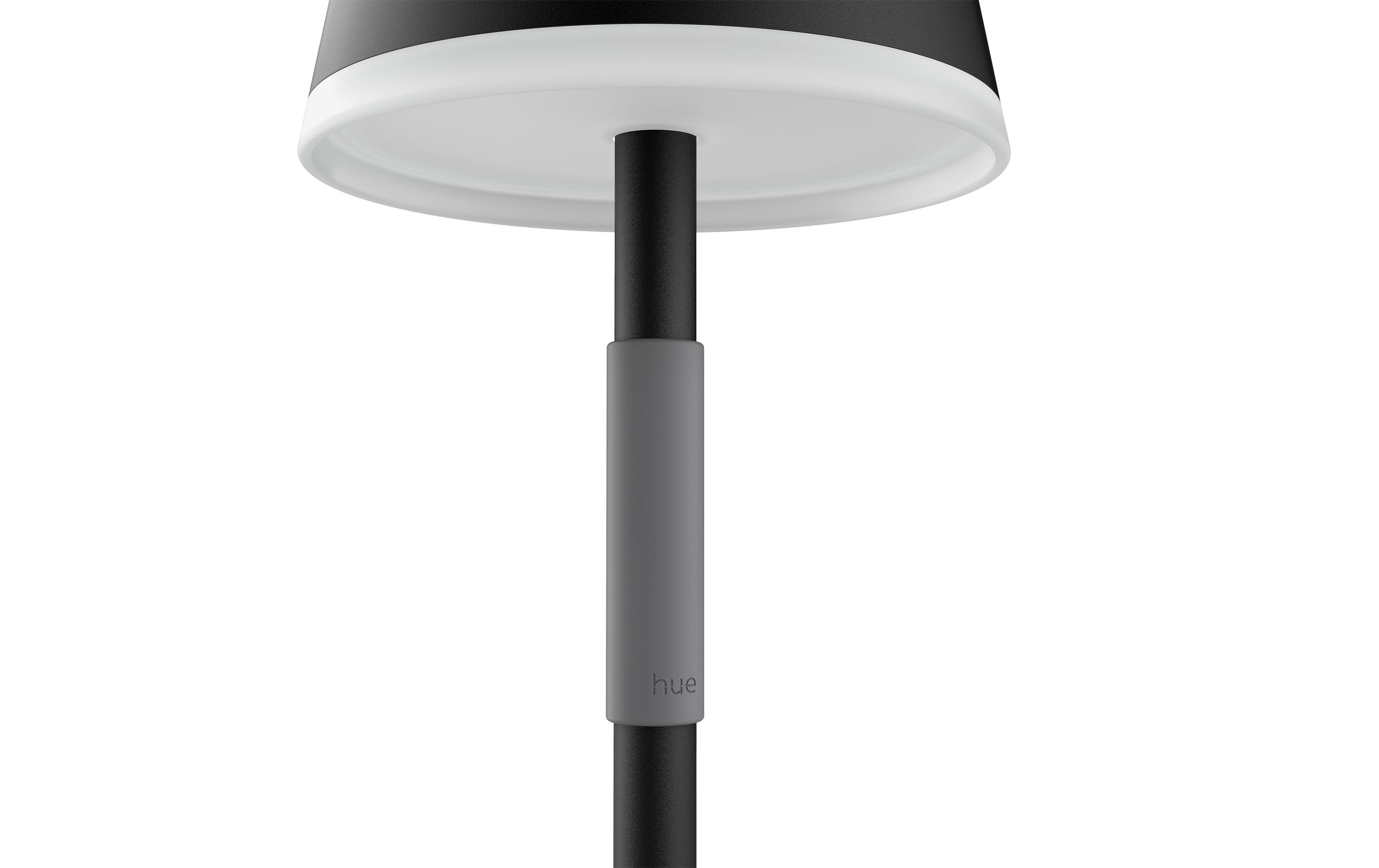 White & Col. Amb. Go Tragbare Tischleuchte schwarz 370 lm<br>Tragbare intelligente Tischleuchte für den Aussenbereich (IP54)