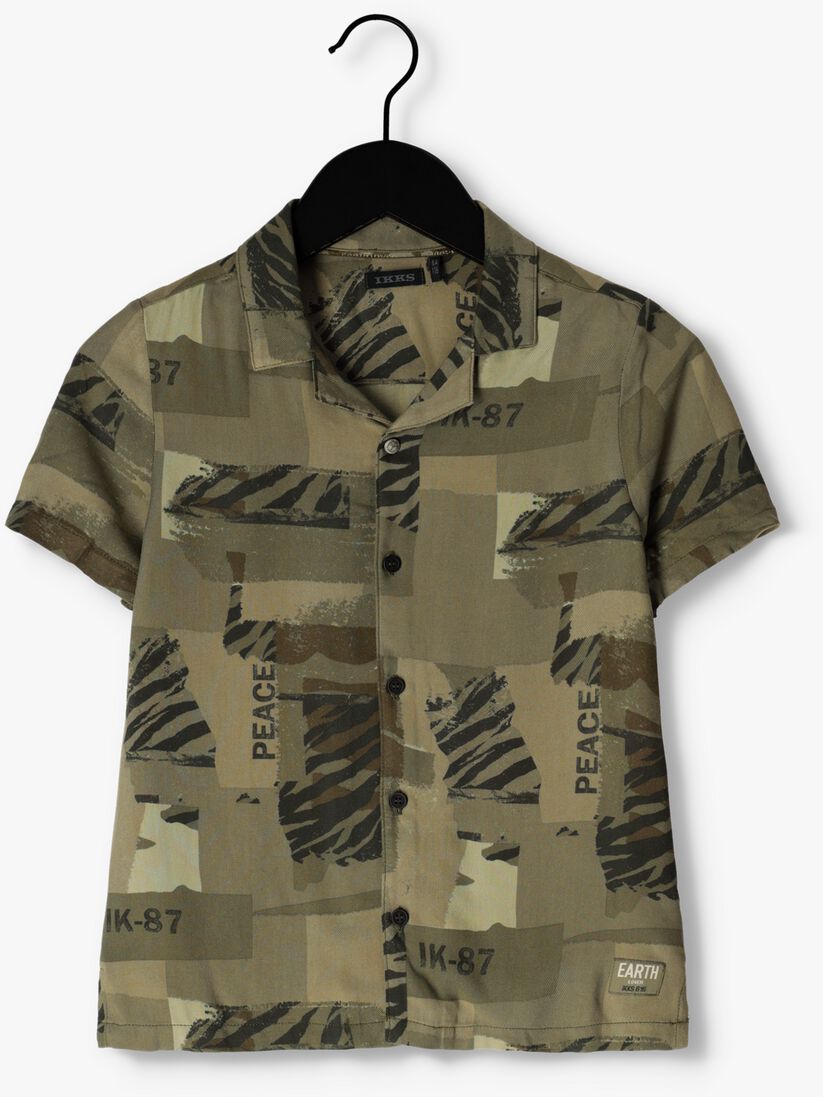 IKKS groene ikks t-shirt chemise mc