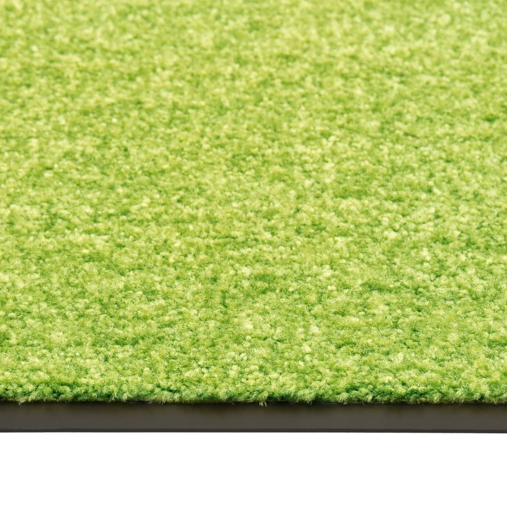 Paillasson lavable vert 60x90 cm
