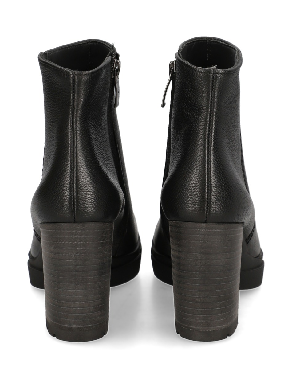 Glattleder Stiefelette