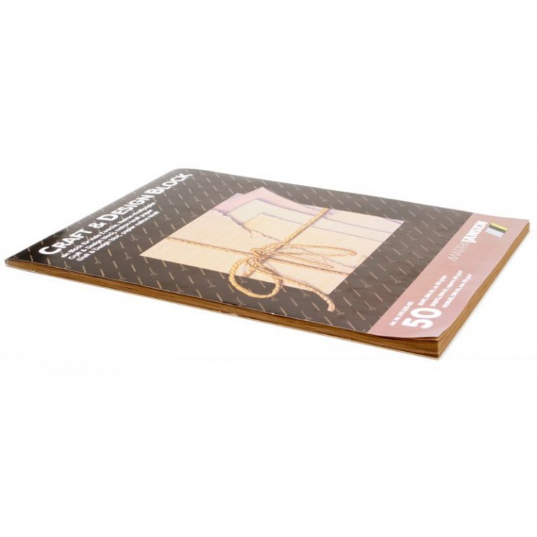 Craft & Design Block braun, 80 g/m²