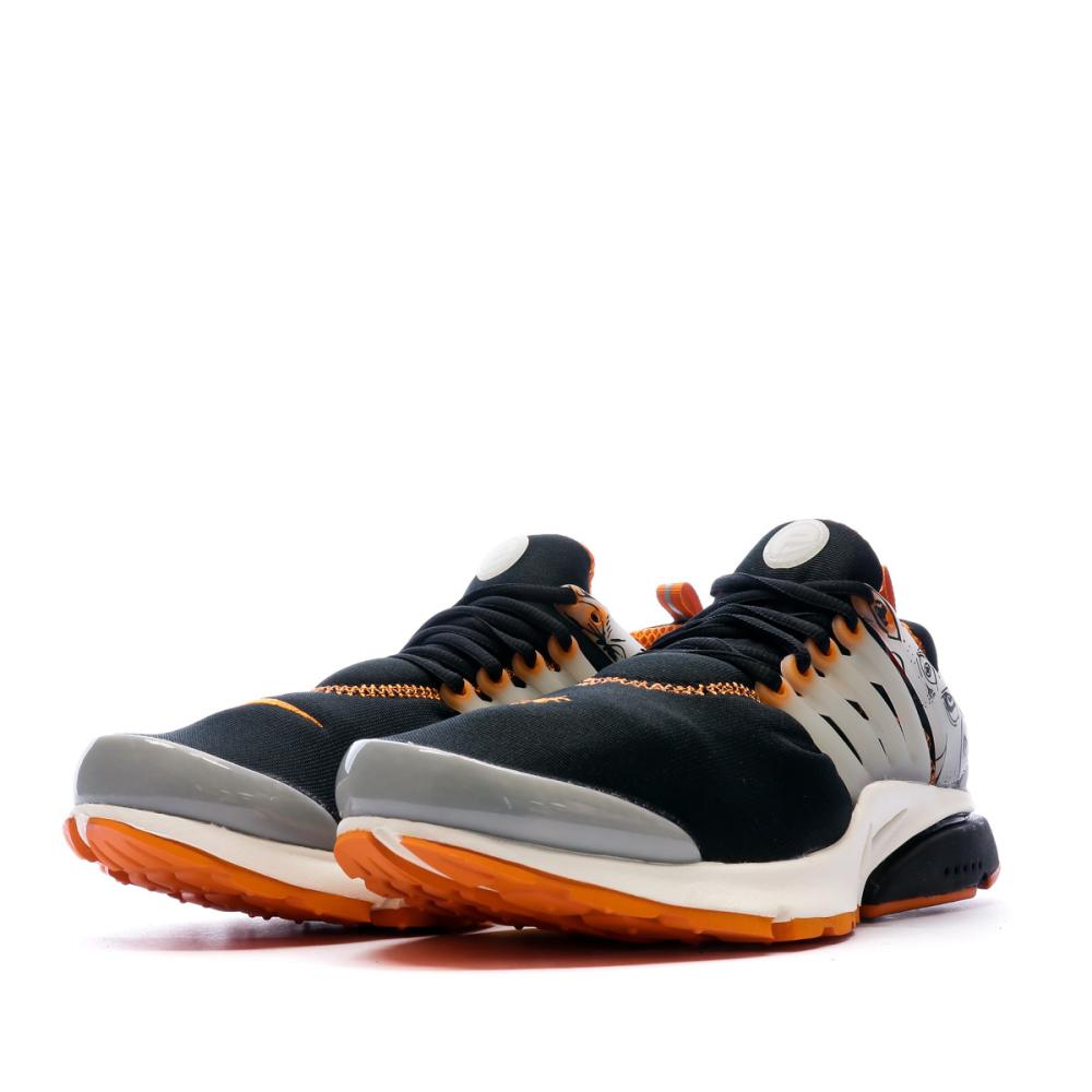 Nike Baskets Noir/Orange Homme Nike Air Presto