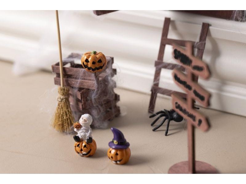 Creativ Company Bastelset Halloween Wichteltür 12-teilig Kreative Halloween-Basteleien