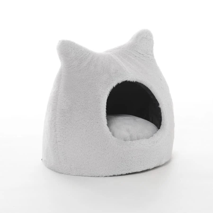 Iglu antiestresse Leeby Grey para gatos