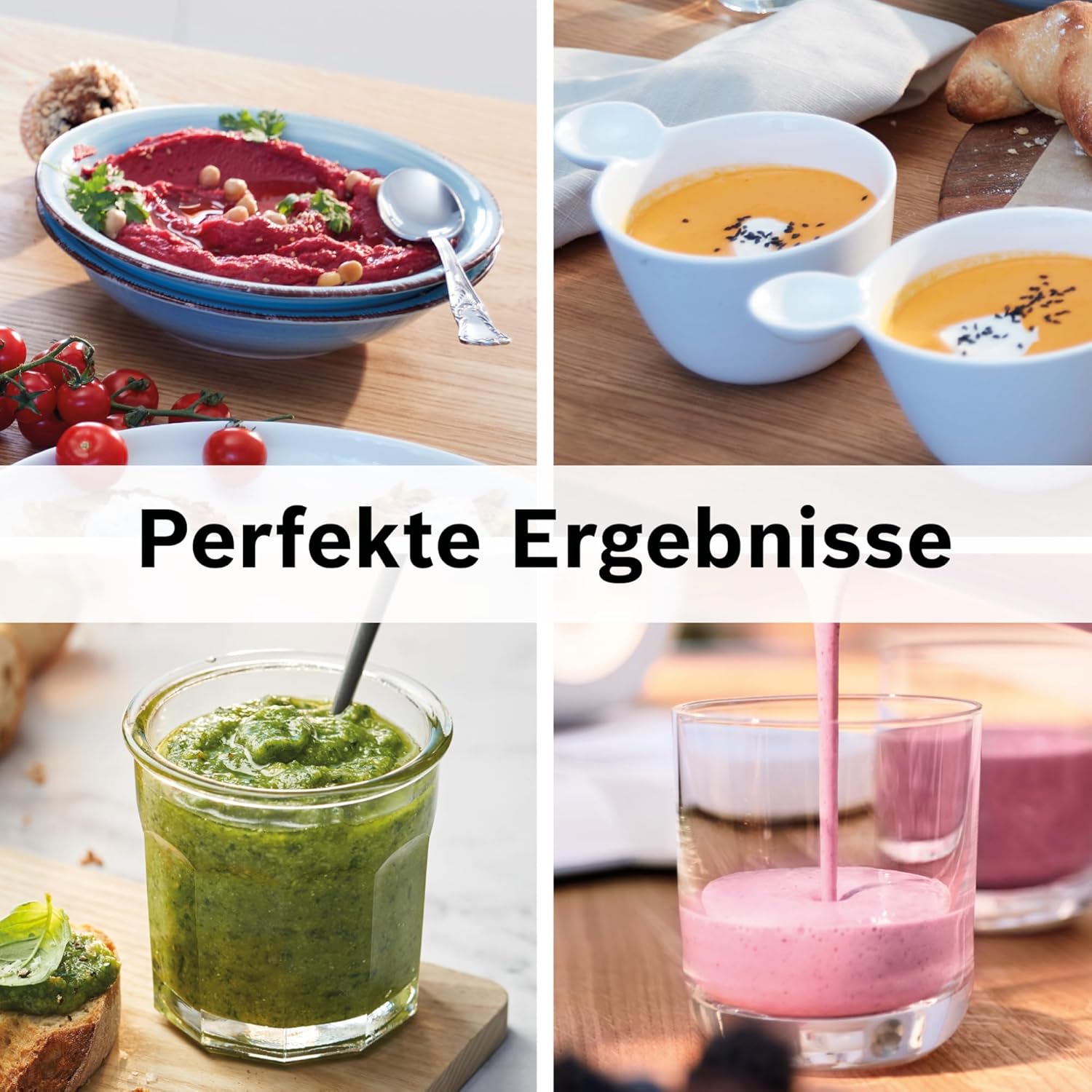 Bosch Standmixer, Smoothie Maker, 30,000 U/min, 1200 W, verbesserte Version, Edelstahl Messer, 1,5l Glasbehälter, ToGo-Flasche, spülmaschinenfeste Teile, Made in Europe, VitaPower Serie 4 MMB6174SN