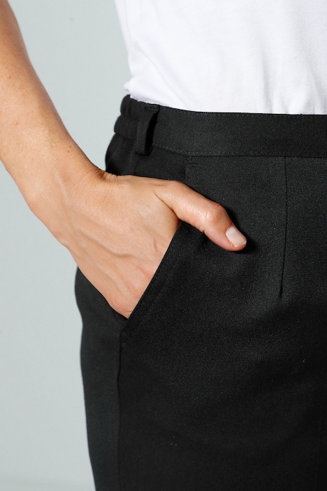 Bauchweg-Hose, Straight Fit, teilelastischer Bund