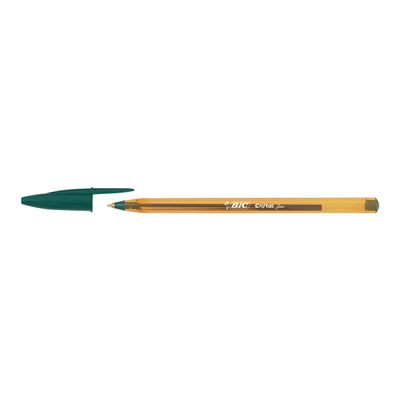 BIC Cristal Fine - 50 Stylos à bille - vert