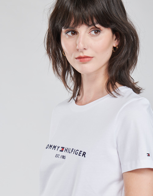 Tommy Hilfiger - HERITAGE HILFIGER CNK RG TEE Blanco