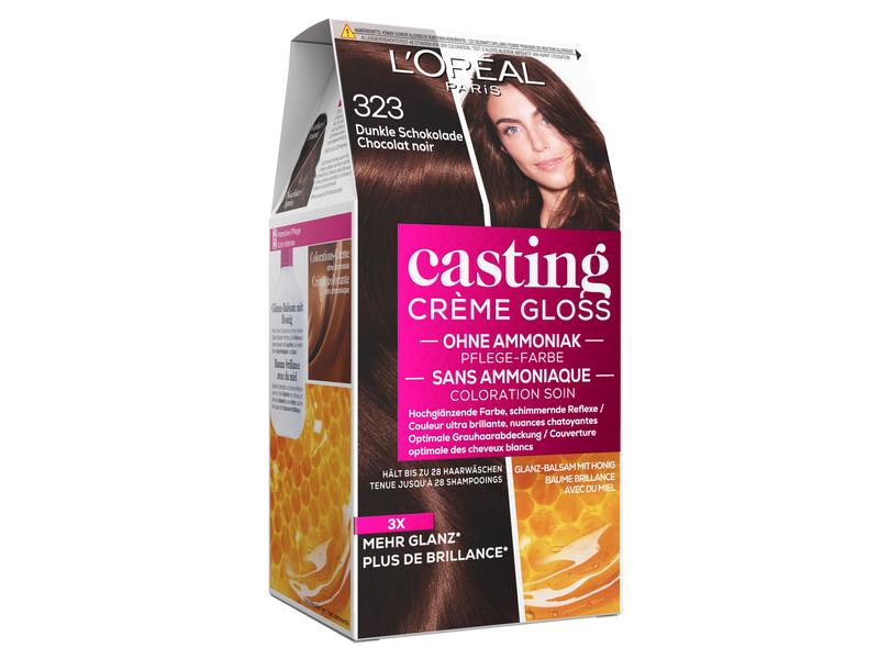 L'Oréal Paris Haarcoloration Casting Crème Gloss 323 Dunkle Semi-permanente Haarfarbe