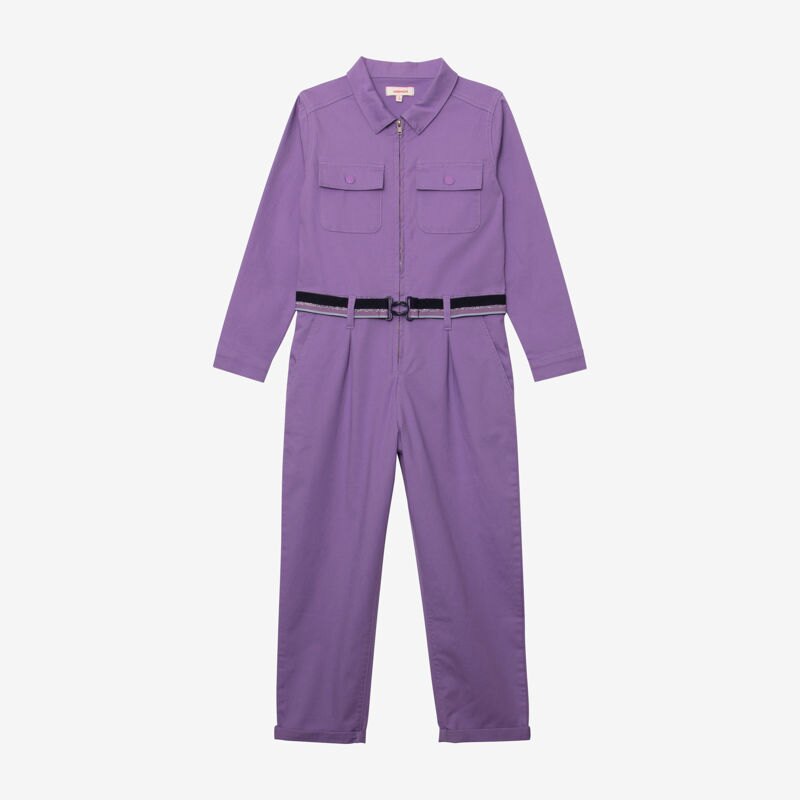 Combi longue fille purple violet Catimini Mauve Violet