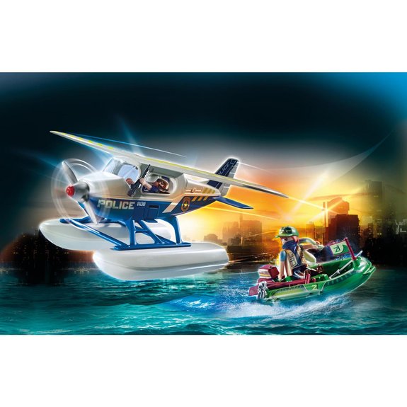 Hydravion de police et bandit - Playmobil City Action 70779