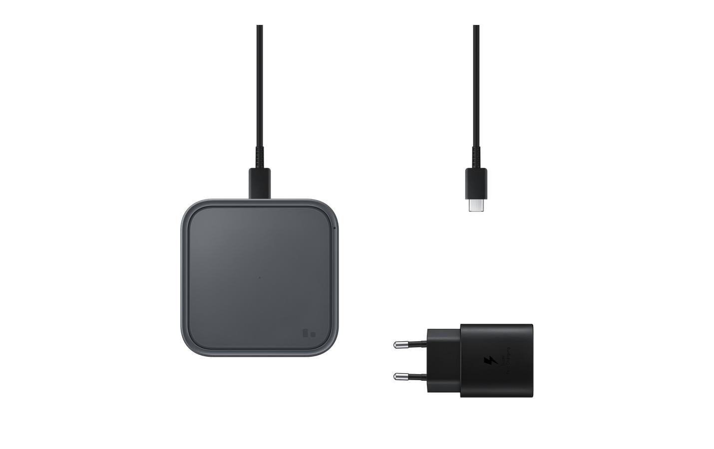 Wireless Charger Pad EP-P2400 SchwarzInduktives Ladepad für schnelles Laden von kompatiblen Smartphones