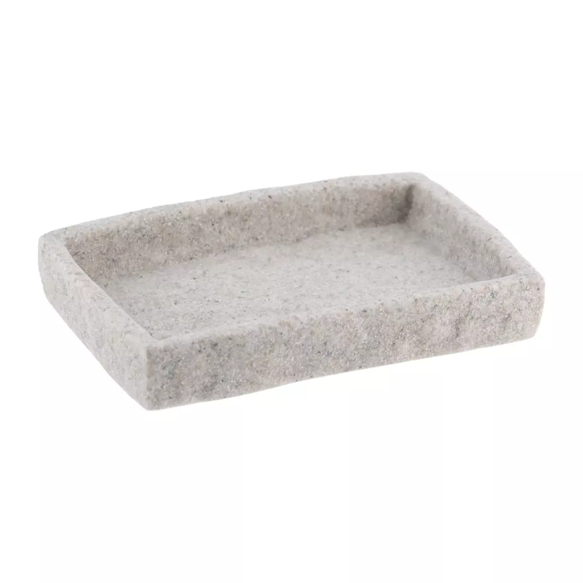 Set d'accessoires salle de bain Effet Pierre Gris
