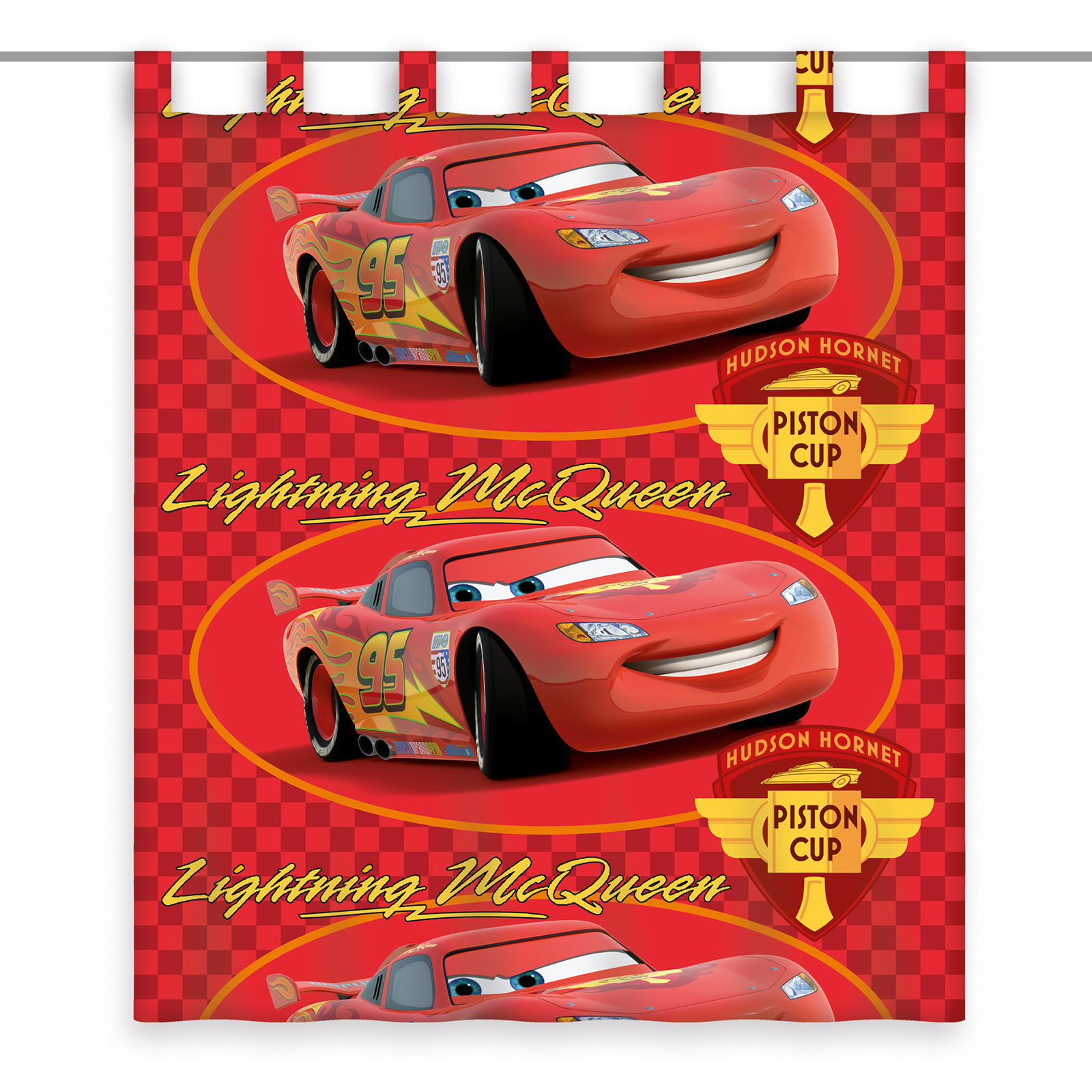 Schlaufenschal CARS - rot - 140x160 cm