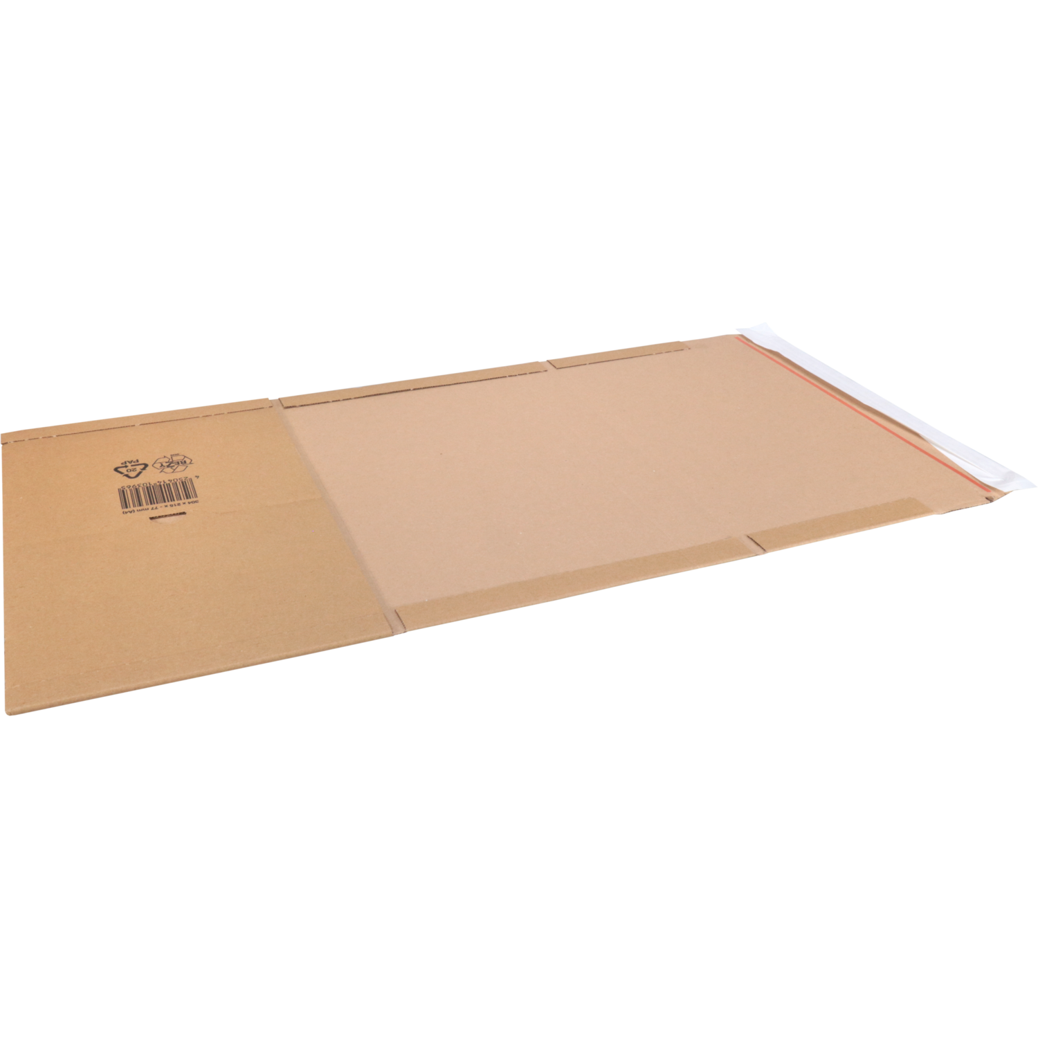 SendProof® Boekverpakking, golfkarton, 300x220x80mm, bruin