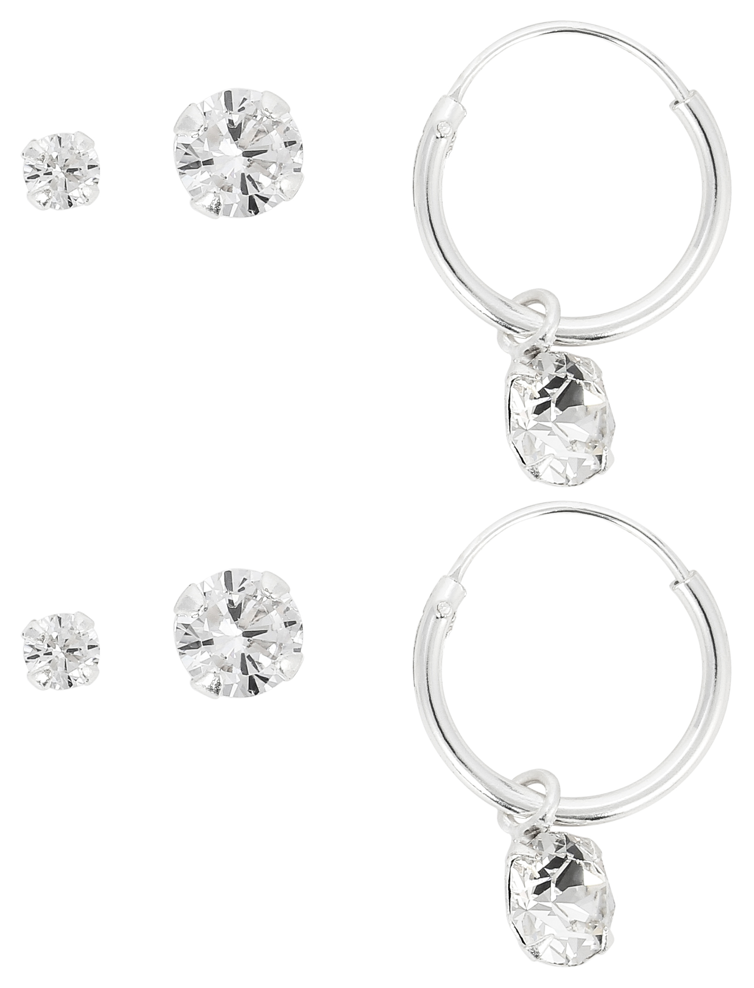 Ohrstecker - Set - Silver Moment