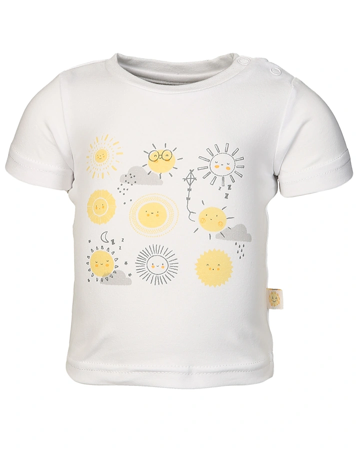 T-Shirt LITTLE SUNSHINE in weiß