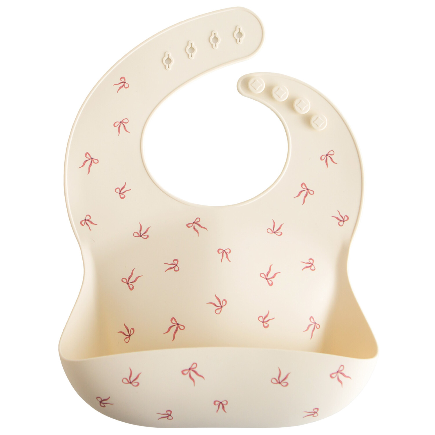 Mushie | Silicone Bib | Bows