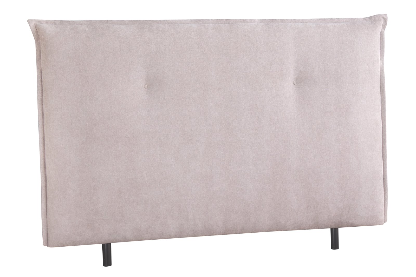 Nord sengegavl Til 150 cm seng i tekstil Storm 09 beige. Oversized