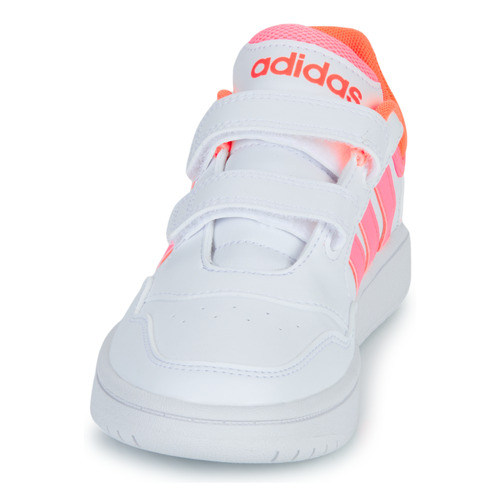 Adidas Sportswear - HOOPS 3.0 CF C - Blanc / Rose