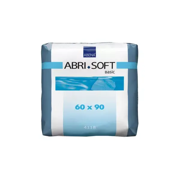 Abena Frantex Abri-Soft Protetor de Cama Descartável Básico 60 x 90 cm 1400 ml 30 unidades