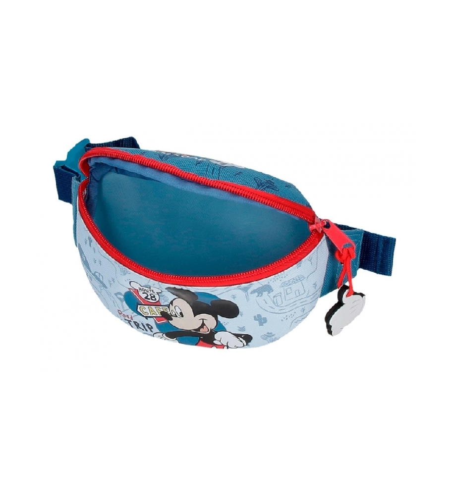 Pochete azul Disney Mickey Road Trip