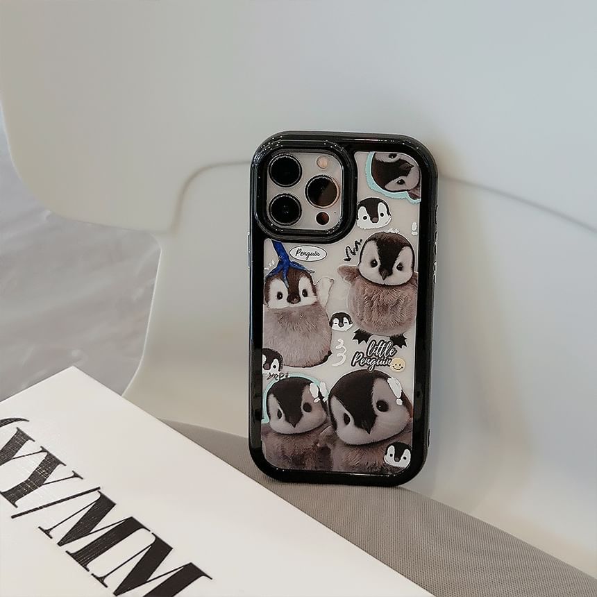 kloudkase - Penguin telefoonhoesje - iPhone 15 Pro Max / 15 Pro / 15 Plus / 15 / 14 Pro Max / 14 Pro / 14 Plus / 14 / 13 Pro Max / 13 Pro / 13 / 13 mini / 12 Pro Max / 12 Pro / 12 / 12 mini / 11 Pro Max / 11 Pro / 11 / SE / XS Max / XS / XR / X