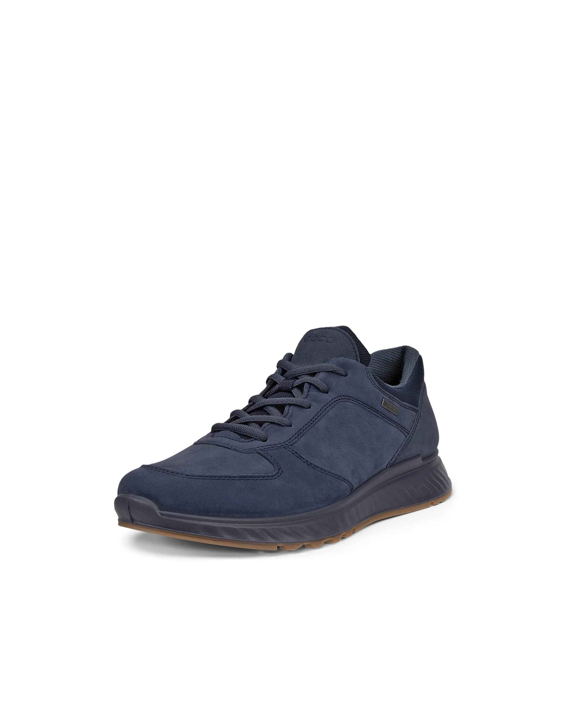 ECCO EXOSTRIDE M Herren Outdoor-Schuhe aus Nubukleder mit Gore-Tex Marineblau