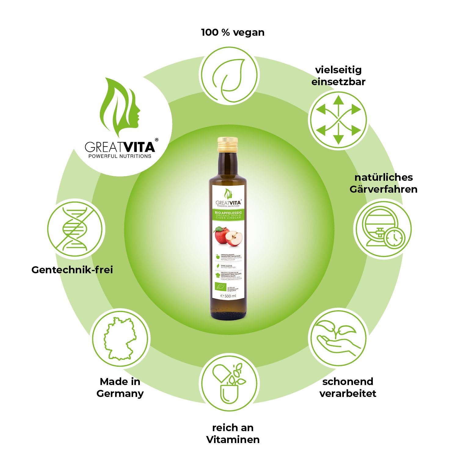 GreatVita Bio Apfelessig