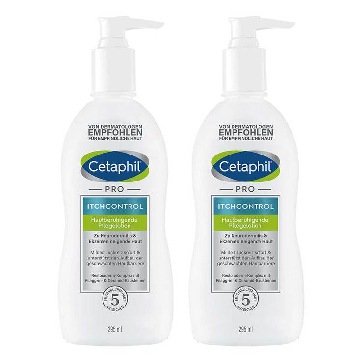 Cetaphil Pro Itch Control hautberuhigende Pflegelotion, 2x295 ml