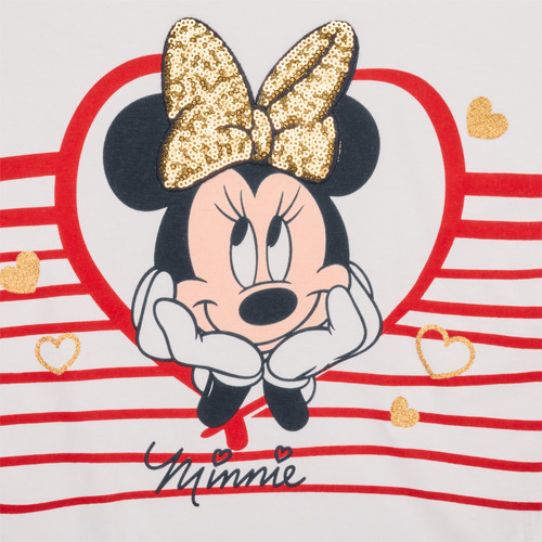 TEAM HEROES  - T-SHIRT MINNIE - Blanc