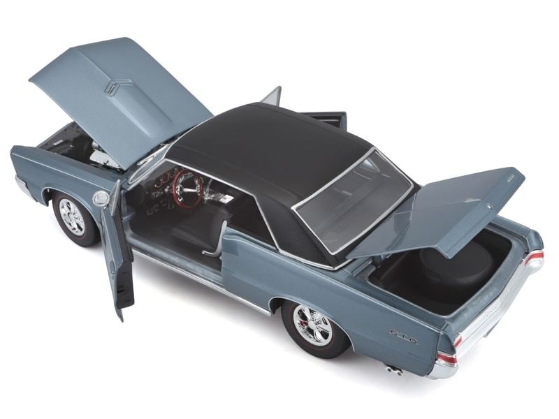 Maisto Pontiac GTO Hurst Edition 1965 1:18, Blau Sammlermodell im Massstab 1:18