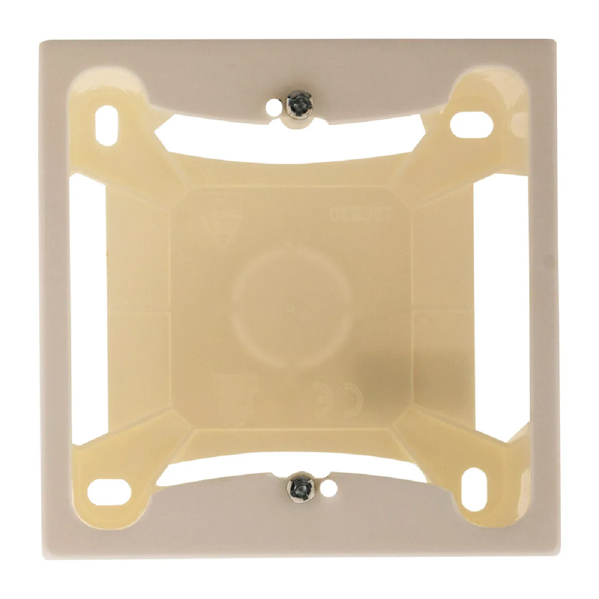 Cadre saillie Zenitech 80x80x40 - Blanc