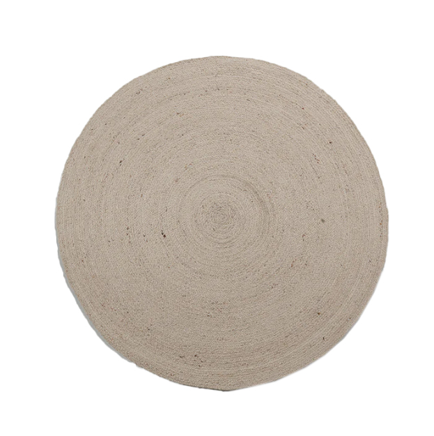 Vloerkleed Maze Ø200 cm light beige