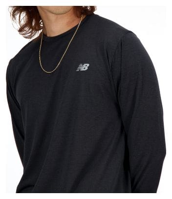 Maillot manches longues New Balance Athletics Noir Homme