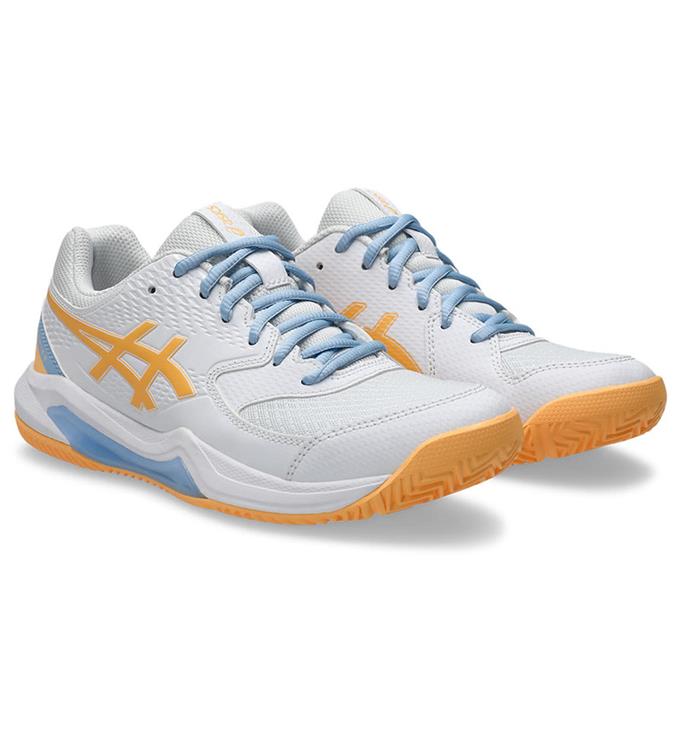 ASICS GEL-DEDICATE 8 PADEL 1042A241-104 WHITE-ORANGE-GLOW