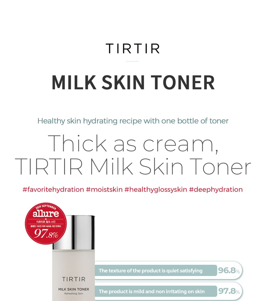 TIRTIR - Melk Huid Toner Mini