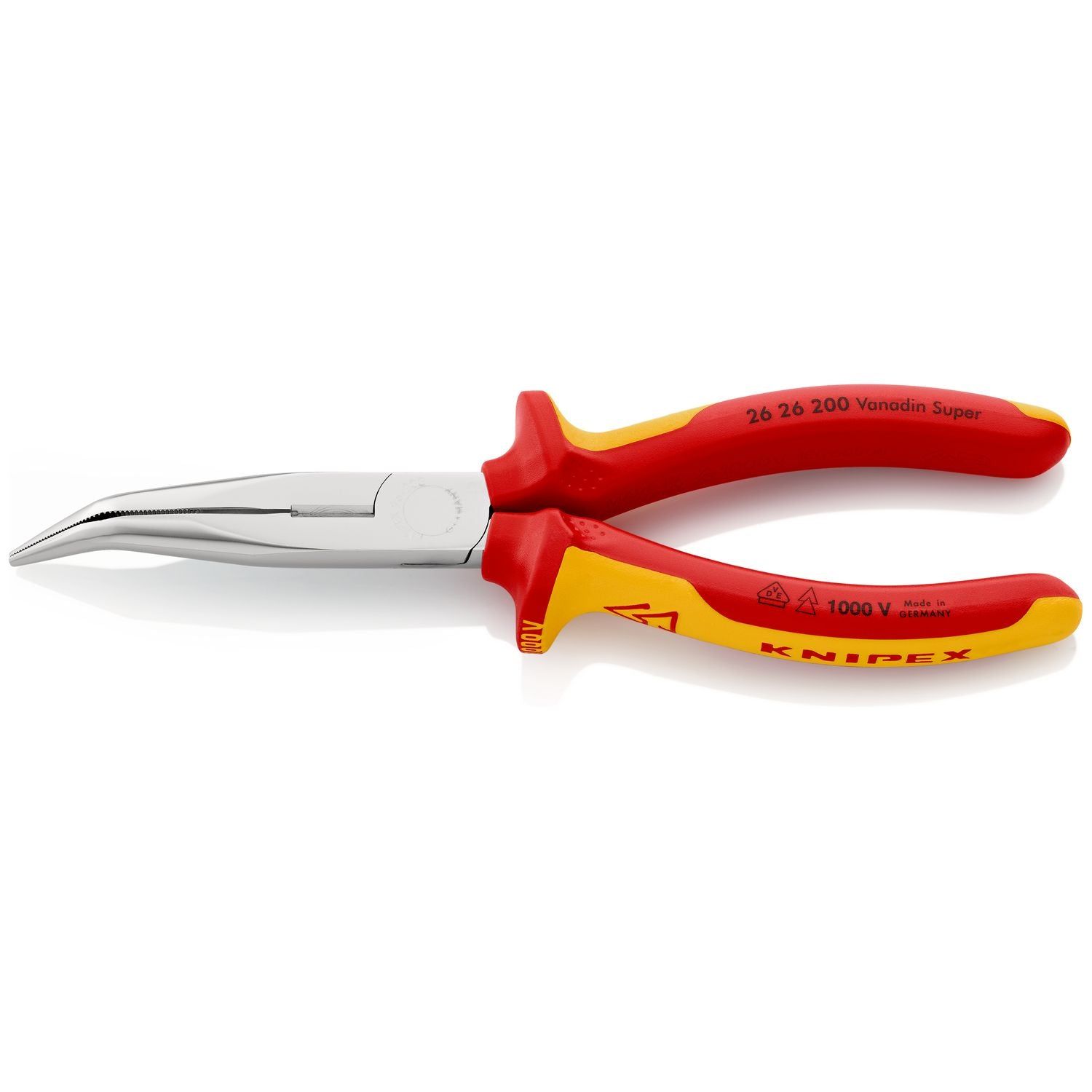 Knipex 26 26 200 Telefoontang 45°   Zijsnijder 200mm VDE