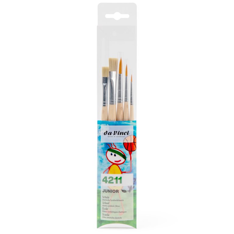 Da Vinci Schulpinsel Junior Synthetics, Set